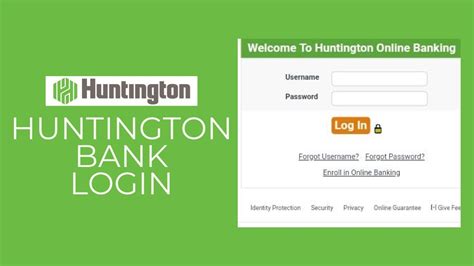 Youngstown, OH 44515. . Huntington bank checking account login